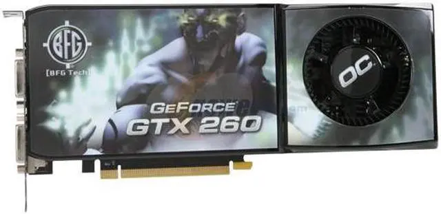 Alt view image 2 of 2 - BFG Tech BFGEGTX260MC896OCBE GeForce GTX 260 Core 216 896MB 448-bit GDDR3 PCI Express 2.0 x16 HDCP Ready SLI Supported Video Card