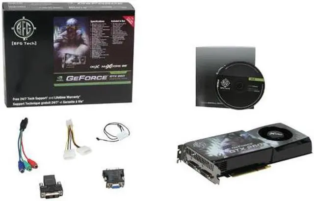 Alt view image 5 of 5 - BFG Tech BFGEGTX260MC896OCXBE GeForce GTX 260 Core 216 896MB 448-bit GDDR3 PCI Express 2.0 x16 HDCP Ready SLI Supported Video Card