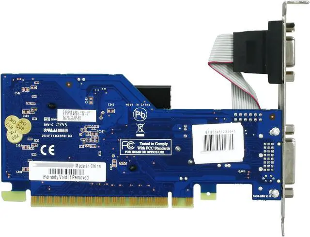 Alt view image 4 of 5 - BFG Tech GeForce 8400 GS 512MB DDR2 PCI Express 2.0 x16 Graphics Card BFGE84512GS64E