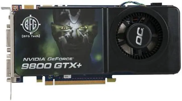 Alt view image 3 of 5 - BFG Tech GeForce 9800 GTX+ 1GB GDDR3 PCI Express 2.0 x16 SLI Support Graphics Card BFGE981024GTXPOCE