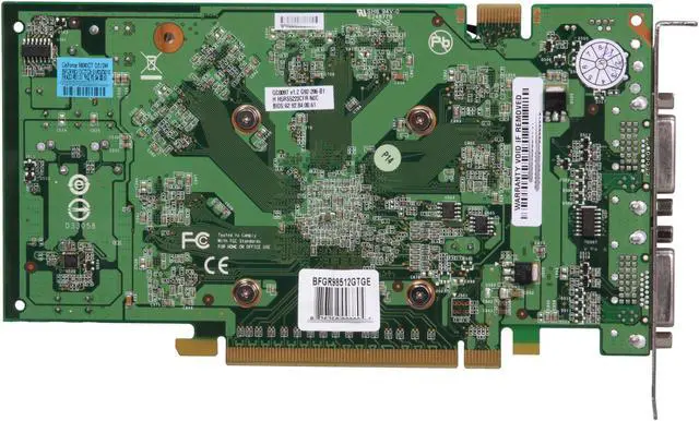 Alt view image 4 of 5 - BFG Tech GeForce 9800 GT 512MB GDDR3 PCI Express 2.0 x16 SLI Support Graphics Card BFGE98512GTGE