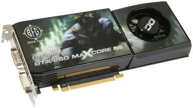 Main image of BFG Tech GeForce GTX 260 896MB GDDR3 PCI Express 2.0 x16 SLI Support Graphics Card BFGEGTX260MC896OCDE