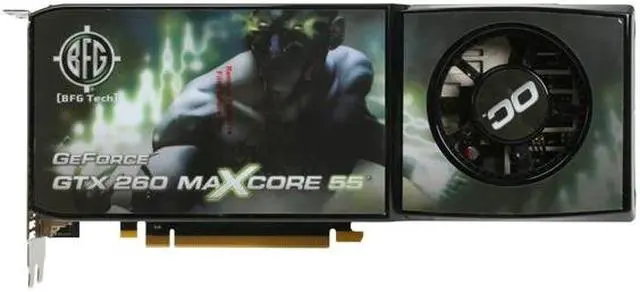 Alt view image 3 of 6 - BFG Tech GeForce GTX 260 896MB GDDR3 PCI Express 2.0 x16 SLI Support Graphics Card BFGEGTX260MC896OCDE