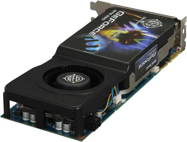 Alt view image 5 of 6 - BFG Tech GeForce GTS 250 1GB GDDR3 PCI Express 2.0 x16 SLI Support Graphics Card BFGEGTS2501024E