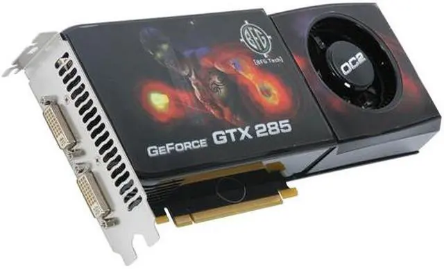 Main image of BFG Tech GeForce GTX 285 1GB GDDR3 PCI Express 2.0 x16 SLI Support Graphics Card BFGEGTX2851024OC2BE