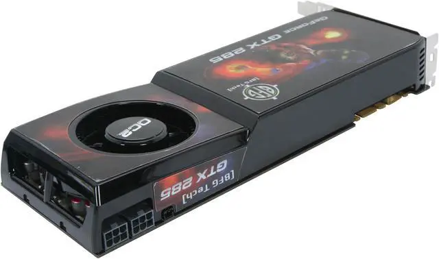 Alt view image 5 of 6 - BFG Tech GeForce GTX 285 1GB GDDR3 PCI Express 2.0 x16 SLI Support Graphics Card BFGEGTX2851024OC2BE