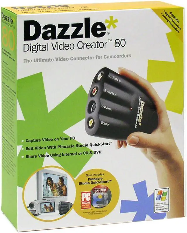Alt view image 3 of 3 - Pinnacle Dazzle DVC 80 Digital Video Creator