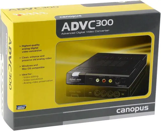 Alt view image 6 of 6 - Canopus / Grass Valley Professional-quality Bidirectional Analog/Digital Video Conversion ADVC300