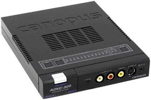 Canopus / Grass Valley Professional-quality Bidirectional Analog/Digital  Video Conversion ADVC300