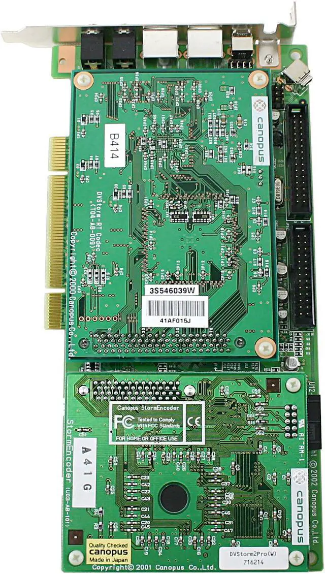 Alt view image 2 of 8 - Canopus / Grass Valley Video Device DVSTORM2 ULTRA Real-Time DV Editing Solution