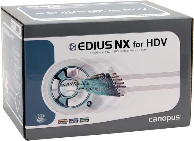 Alt view image 6 of 6 - Canopus / Grass Valley High Definition (HDV)capture card and software EDIUSNX(W)STD
