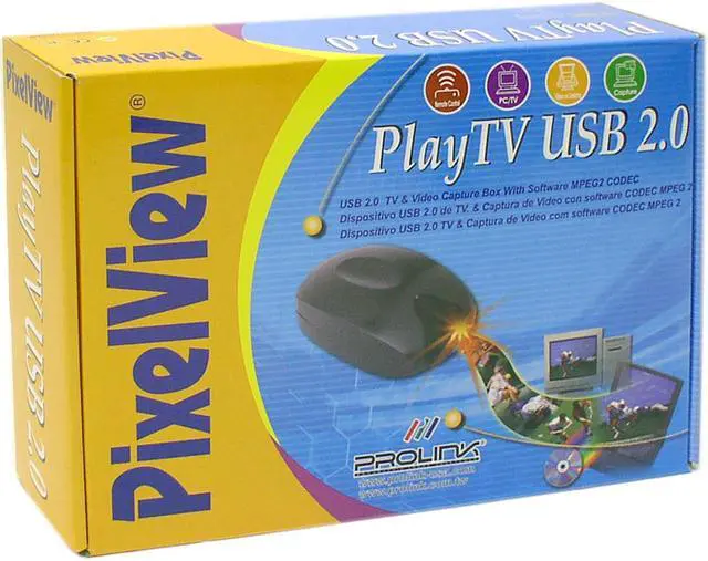 Main image of PROLINK Mini USB TV BOX For Your Notebook/PC TV-USB-2.0 USB 2.0 Interface