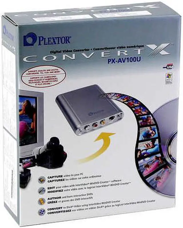 Alt view image 4 of 4 - Plextor PX-AV100U Digital Video Converter
