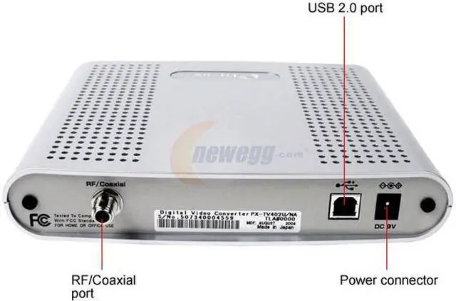Alt view image 4 of 6 - PLEXTOR ConvertX PVR Device with built-in TV tuner PX-TV402U-NA USB 2.0 Interface