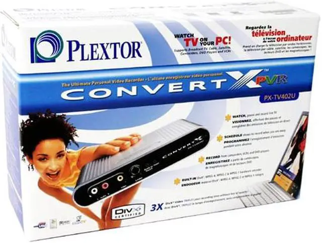 Alt view image 6 of 6 - PLEXTOR ConvertX PVR Device with built-in TV tuner PX-TV402U-NA USB 2.0 Interface