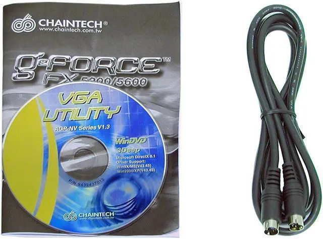 Alt view image 4 of 5 - CHAINTECH GeForce FX 5200 128MB DDR AGP 4X/8X Graphics Card A-FX20