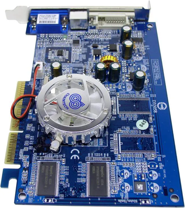 Alt view image 2 of 5 - CHAINTECH GeForce FX 5200 128MB DDR AGP 4X/8X Graphics Card A-FX20