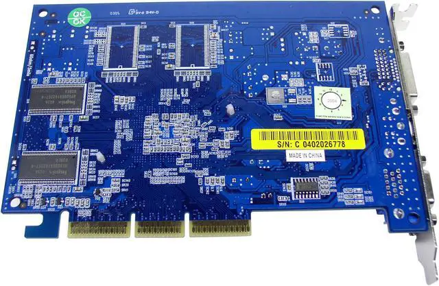 Alt view image 3 of 5 - CHAINTECH GeForce FX 5200 128MB DDR AGP 4X/8X Graphics Card A-FX20