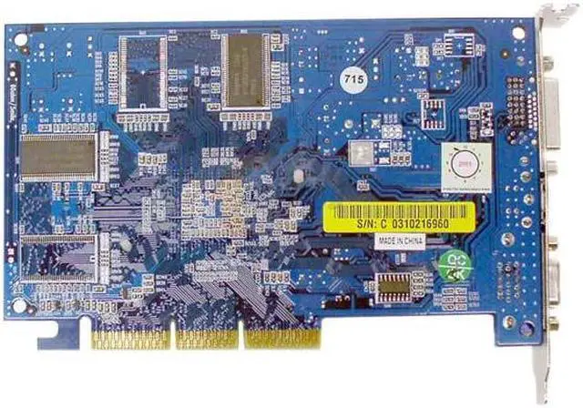 Alt view image 3 of 5 - CHAINTECH GeForce FX 5600XT 128MB DDR AGP 4X/8X Graphics Card A-FX60-X 128