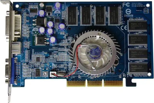 Alt view image 2 of 5 - CHAINTECH GeForce FX 5700 256MB DDR AGP 4X/8X Graphics Card SA5700-256