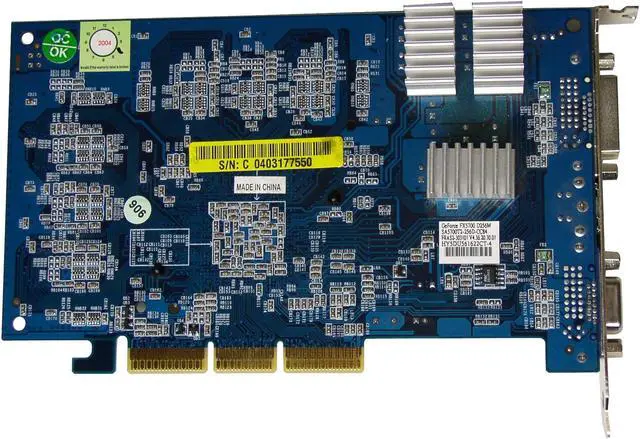 Alt view image 3 of 5 - CHAINTECH GeForce FX 5700 256MB DDR AGP 4X/8X Graphics Card SA5700-256