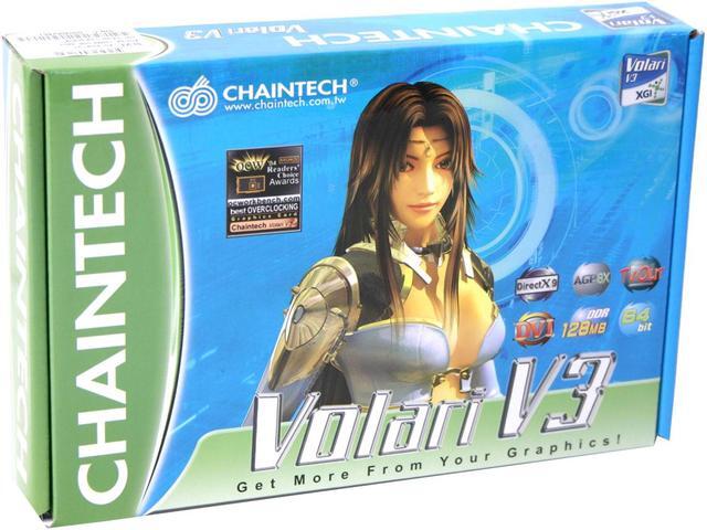 Alt view image 6 of 6 - CHAINTECH Volari V3 128MB DDR AGP 4X/8X Graphics Card SLV3-128
