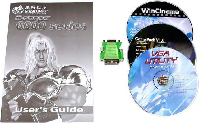 Alt view image 4 of 5 - CHAINTECH GeForce 6600 128MB DDR PCI Express x16 Graphics Card SE6600