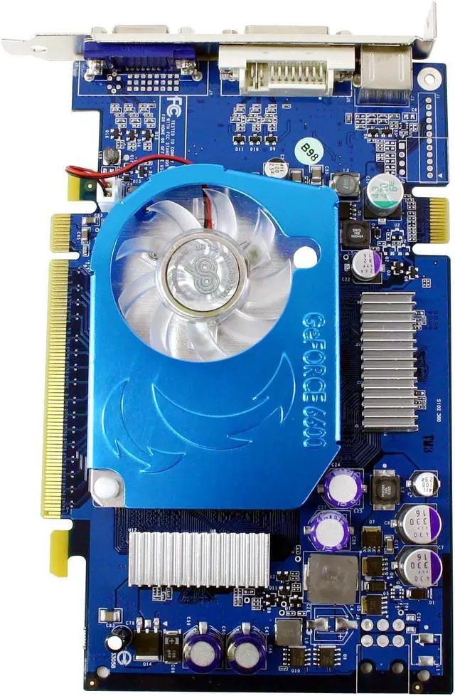 Alt view image 2 of 5 - CHAINTECH GeForce 6600GT 128MB GDDR3 PCI Express x16 SLI Support Graphics Card SE6600G