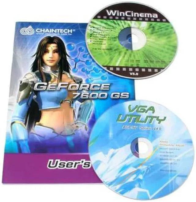 Alt view image 5 of 6 - CHAINTECH GeForce 7600GS 256MB GDDR2 AGP 4X/8X Graphics Card GSA76GS
