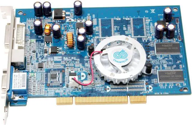 Alt view image 3 of 6 - CHAINTECH GeForce FX 5200 128MB DDR PCI Graphics Card GSP5200T2