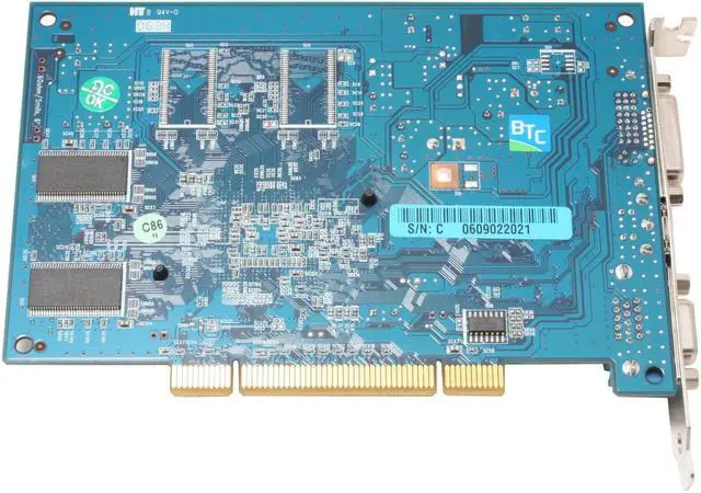Alt view image 4 of 6 - CHAINTECH GeForce FX 5200 128MB DDR PCI Graphics Card GSP5200T2