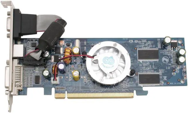 Alt view image 3 of 7 - CHAINTECH GeForce 7100GS 512MB (128MB on Board) DDR PCI Express x16 SLI Support Low Profile Graphics Card GSV71GS-T2