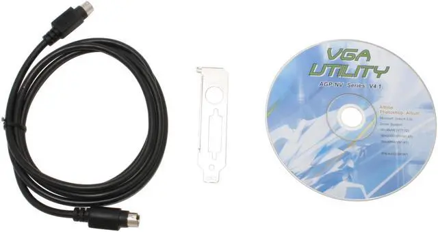 Alt view image 6 of 7 - CHAINTECH GeForce 7100GS 512MB (128MB on Board) DDR PCI Express x16 SLI Support Low Profile Graphics Card GSV71GS-T2