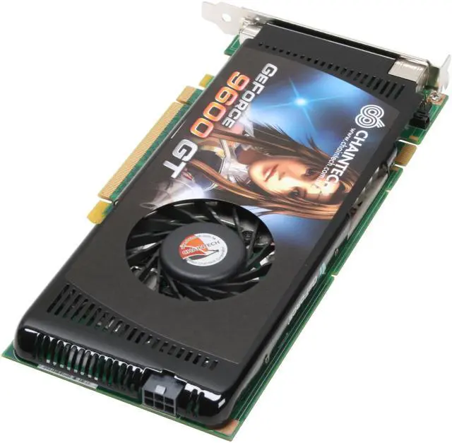 Alt view image 5 of 8 - CHAINTECH GeForce 9600 GT 512MB GDDR3 PCI Express 2.0 x16 SLI Support Graphics Card GSE96GT