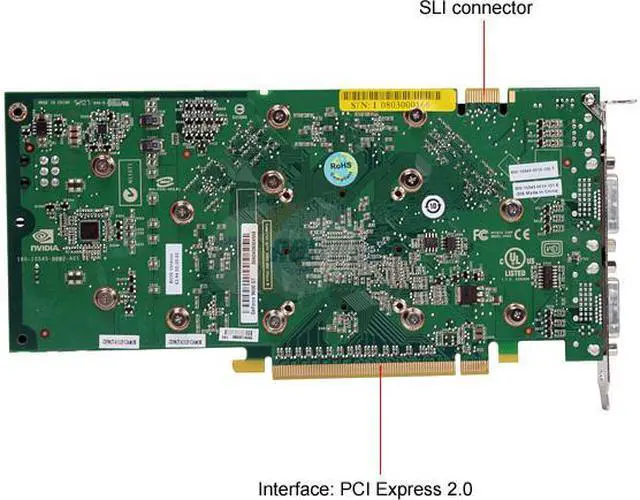 Alt view image 4 of 8 - CHAINTECH GSE96GTC GeForce 9600 GT OC 512MB 256-bit GDDR3 PCI Express 2.0 x16 HDCP Ready SLI Supported Video Card