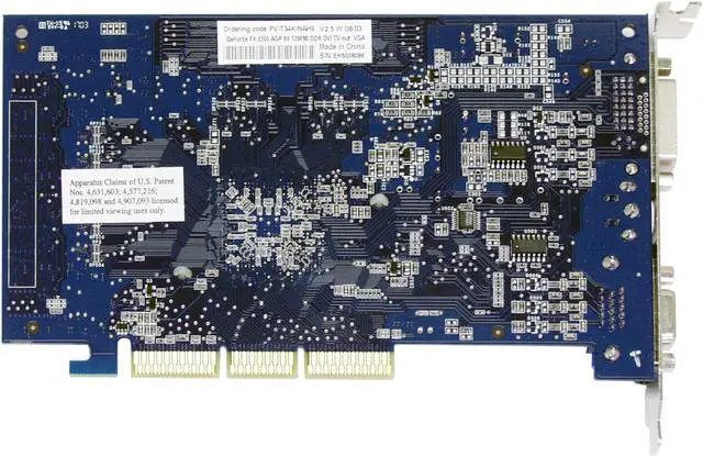 Alt view image 3 of 5 - XFX GeForce FX 5200 128MB DDR AGP 4X/8X Graphics Card PVT34KNA
