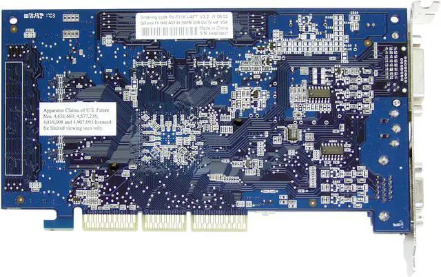Alt view image 3 of 5 - XFX GeForce FX 5600 256MB DDR AGP 4X/8X Graphics Card PVT31KUA