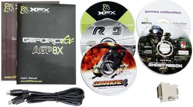 Alt view image 4 of 5 - XFX GeForce FX 5900 128MB DDR AGP 4X/8X Graphics Card PVT35KNA