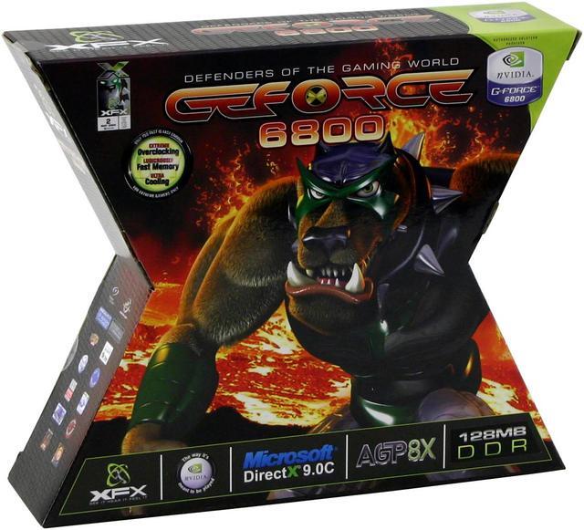Alt view image 5 of 5 - XFX GeForce 6800 128MB DDR AGP 4X/8X Graphics Card PVT40KND