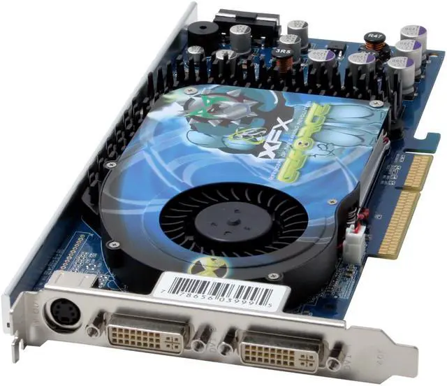 Main image of XFX GeForce 6800GT 256MB GDDR3 AGP 4X/8X Graphics Card PVT40AUDF3