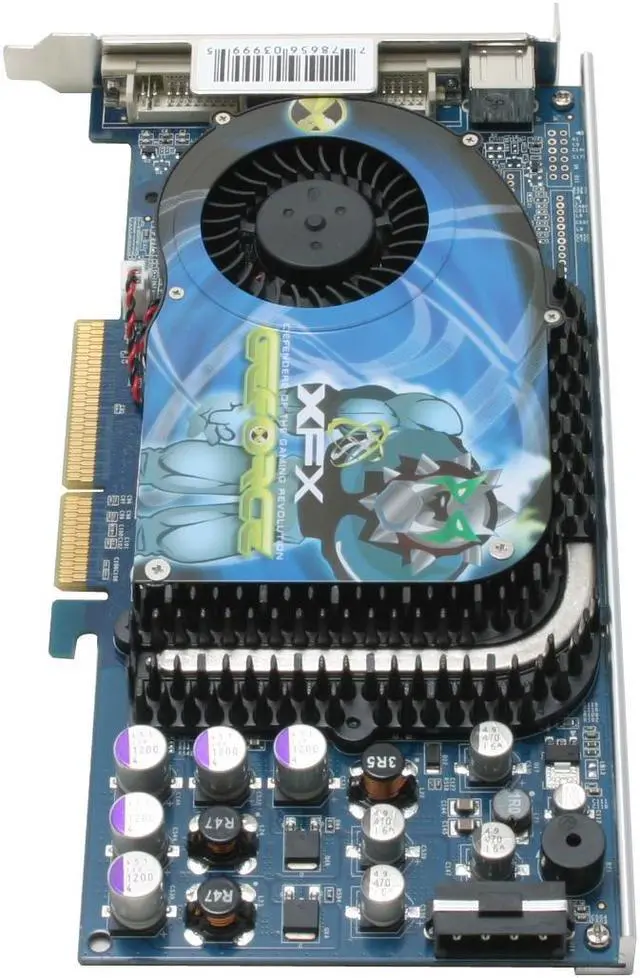 Alt view image 2 of 5 - XFX GeForce 6800GT 256MB GDDR3 AGP 4X/8X Graphics Card PVT40AUDF3
