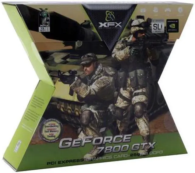 Alt view image 5 of 5 - XFX PVT70FUNDE GeForce 7800GTX 256MB 256-bit GDDR3 PCI Express x16 SLI Supported Video Card