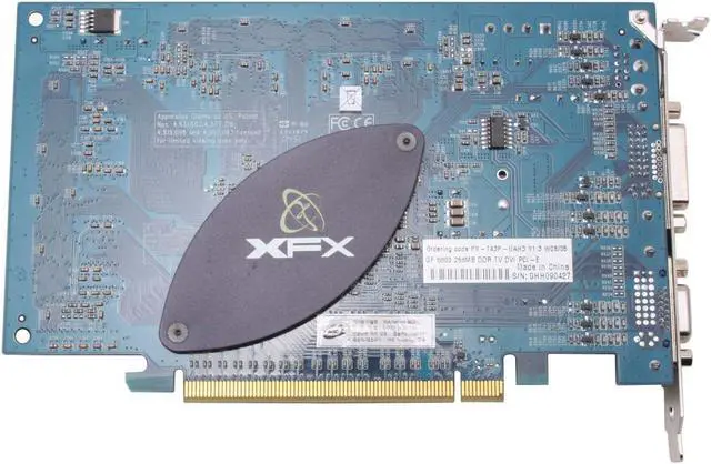 Alt view image 5 of 7 - XFX GeForce 6600 256MB DDR PCI Express x16 SLI Support Graphics Card PVT43PUAH3