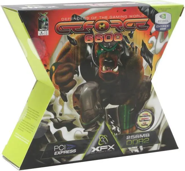 Alt view image 5 of 5 - XFX GeForce 6600 256MB GDDR2 PCI Express x16 SLI Support Graphics Card PVT43PUDS7