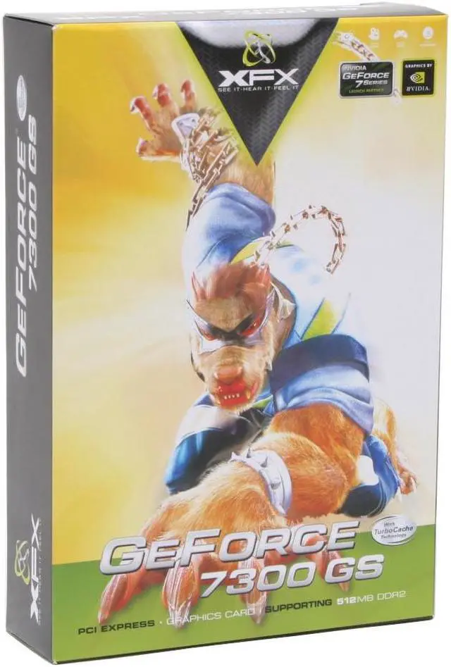 Alt view image 5 of 5 - XFX GeForce 7300GS 512MB(256MB on Board) GDDR2 PCI Express x16 Graphics Card PVT72GWANG