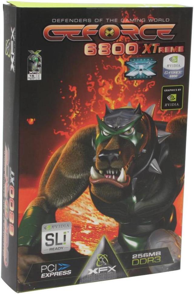 Alt view image 6 of 6 - XFX PVT42EUDE3 GeForce 6800XT 256MB 256-bit GDDR3 PCI Express x16 SLI Supported Video Card