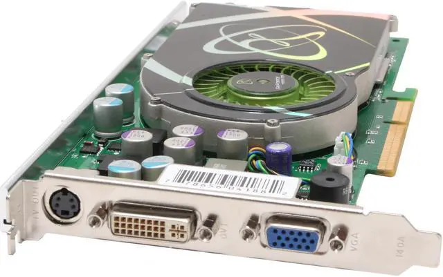 Alt view image 2 of 7 - XFX GeForce 7800GS 256MB GDDR3 AGP 4X/8X Graphics Card PVT70KUAD7