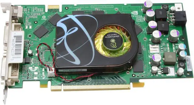 Alt view image 2 of 7 - XFX PV-T71G-UDE7 GeForce 7900GT 256MB 256-bit GDDR3 PCI Express x16 SLI Supported Video Card