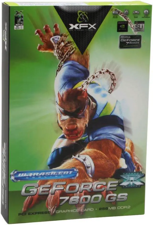 Alt view image 5 of 5 - XFX GeForce 7600GS 256MB GDDR2 PCI Express x16 SLI Support Graphics Card PV-T73P-UDS3