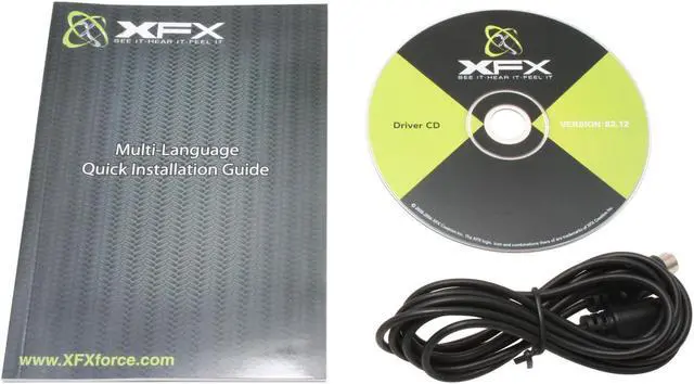 Alt view image 4 of 5 - XFX GeForce 6500 Supporting 256MB(128MB on board) GDDR2 PCI Express x16 Graphics Card PVT44FRAMG